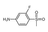3-Fluoro-4-(Methylsulfonyl)aniline structure
