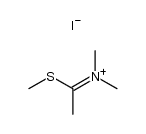 S-methyl-N,N-dimethylthioacetamidium iodide Structure