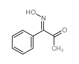 1,2-Propanedione,1-phenyl-, 1-oxime Structure