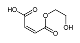 (2-hydroxyethyl) hydrogen fumarate结构式