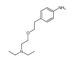 4-[2-[2-(diethylamino)ethoxy]ethyl]aniline结构式