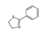 2-phenyl-4,5-dihydro-1,3-thiazole结构式