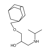 1-[(1-Methylethyl)amino]-3-(tricyclo[3.3.1.13,7]decan-1-ylmethoxy)-2-propanol Structure