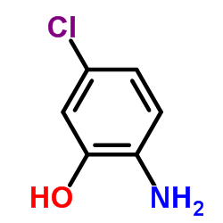 2-氨基-5-氯苯酚结构式