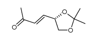 (S)-4-(2,2-dimethyl-1,3-dioxolan-4-yl)but-3-en-2-one Structure