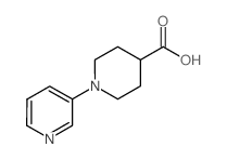 1-(吡啶-3-基)哌啶-4-羧酸结构式