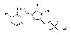 inosine 5'-monosulfate sodium salt Structure