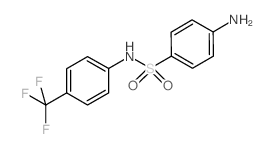 4-氨基-正-[4-(三氟甲基)苯基]苯磺酰胺结构式