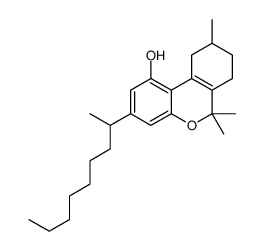 6,6,9-trimethyl-3-nonan-2-yl-7,8,9,10-tetrahydrobenzo[c]chromen-1-ol结构式