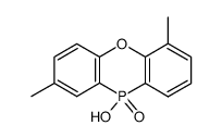 10-Hydroxy-2,6-dimethyl-10H-phenoxaphosphine 10-oxide结构式