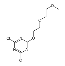 2,4-dichloro-6-[2-(2-methoxyethoxy)ethoxy]-1,3,5-triazine Structure