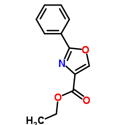 Ethyl 2-phenyl-4-oxazolecarboxylate Structure