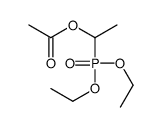 1-diethoxyphosphorylethyl acetate结构式