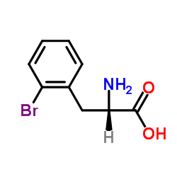 L-2-溴苯丙氨酸结构式