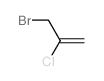 3-bromo-2-chloro-prop-1-ene结构式
