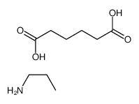hexanedioic acid,propan-1-amine结构式