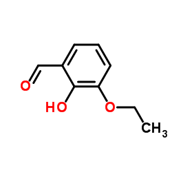 3-乙氧基水杨醛结构式