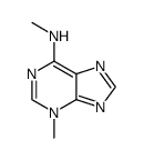 methyl-(3-methyl-3H-purin-6-yl)-amine结构式