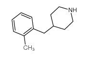 4-[(2-methylphenyl)methyl]piperidine结构式