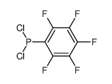 dichloro pentafluorophenyl phosphane Structure