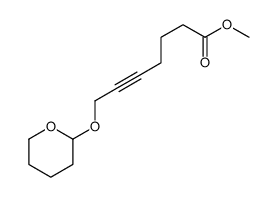 methyl 7-(oxan-2-yloxy)hept-5-ynoate结构式