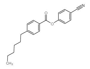 4-己基苯甲酸-4-氰基苯酯结构式
