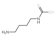 Dithio(4-aminobutyl)carbamic acid inner salt Structure