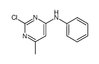 4-anilino-2-chloro-6-methylpyrimidine Structure