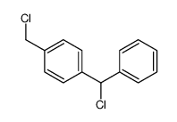 1-(chloromethyl)-4-[chloro(phenyl)methyl]benzene Structure