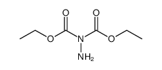 1,1-Hydrazinedicarboxylic acid diethyl ester Structure