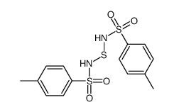 4-methyl-N-[(4-methylphenyl)sulfonylamino]sulfanylbenzenesulfonamide结构式