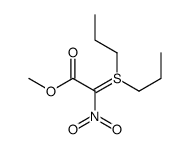 methyl 2-(dipropyl-λ4-sulfanylidene)-2-nitroacetate Structure