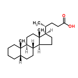 5β-cholanoic acid Structure