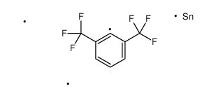 [2,6-bis(trifluoromethyl)phenyl]-trimethylstannane Structure
