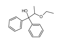 2-ethoxy-1,1-diphenyl-propan-1-ol结构式
