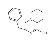 (3S,9aS)-3-Benzylhexahydro-2H-pyrido[1,2-a]pyrazin-1(6H)-one结构式