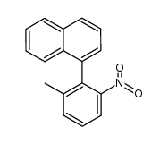 1-(2-methyl-6-nitrophenyl)naphthalene结构式