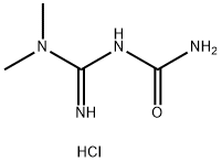 (N,N-二甲基氨基甲酰氨基)脲盐酸盐结构式