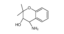 (3S,4R)-4-amino-2,2-dimethyl-3,4-dihydrochromen-3-ol结构式