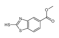 5-Benzothiazolecarboxylicacid,2,3-dihydro-2-thioxo-,methylester(9CI) Structure