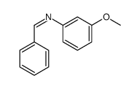 N-(3-methoxyphenyl)-1-phenylmethanimine结构式