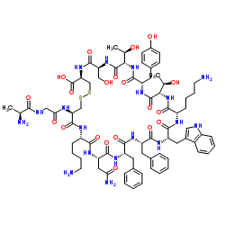 [Tyr11]-Somatostatin Structure