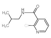 2-Chloro-N-isobutylnicotinamide结构式