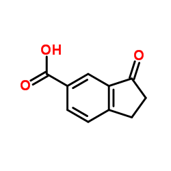 1-茚酮-6-甲酸结构式