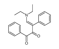 4-(diethylamino)-1,3-diphenylbut-3-ene-1,2-dione结构式