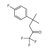 1,1,1-trifluoro-4-(4-fluorophenyl)-4-methylpentan-2-one Structure