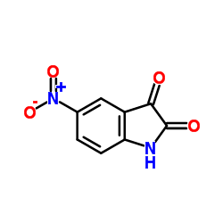 5-Nitro-1H-indole-2,3-dione structure