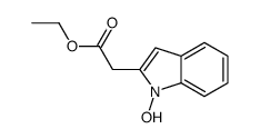 ethyl 2-(1-hydroxyindol-2-yl)acetate Structure