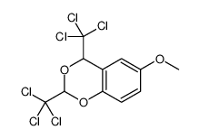 6-methoxy-2,4-bis(trichloromethyl)-4H-1,3-benzodioxine Structure