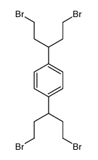 1,4-bis(1,5-dibromopentan-3-yl)benzene Structure
